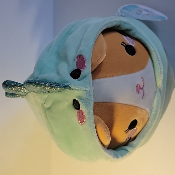 NWT 9" OLENA IN DINOSAUR COSTUME *HARD TO FIND** SQUISHMALLOW - Picture 5 of 7